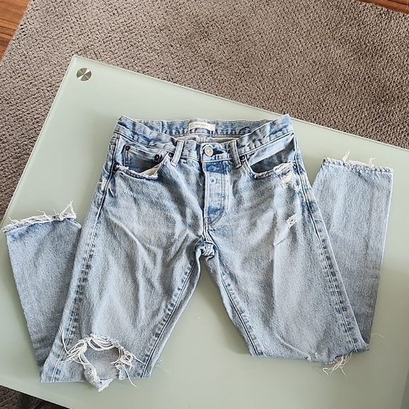 Moussy Vintage Distressed Jeans - Picture 1 of 11